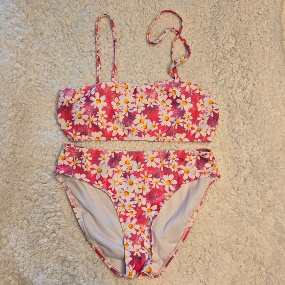 SAND CASTLE WOMENS FLORAL BIKINI-LIKE NEW-SIZE M - Picture 1 of 8